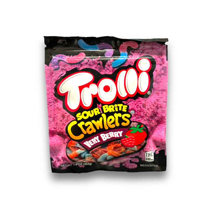 Trolli Sour Crawlers Very Berry 600mg Gummies