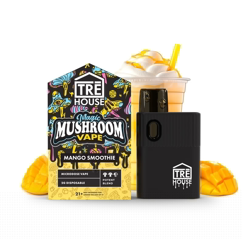 Tre house Mushroom Vape mango Smoothie